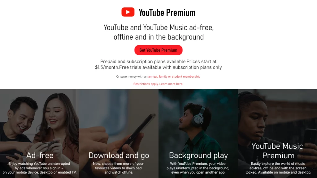 how much is youtube premium