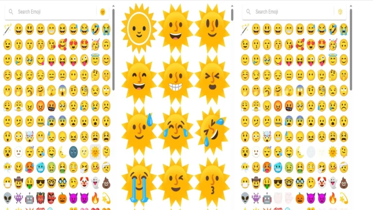 The emoji kitchen options