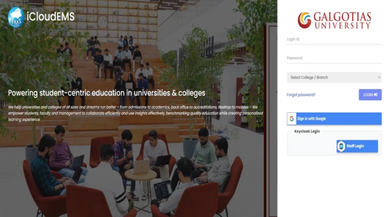 Homepage of gu icloud