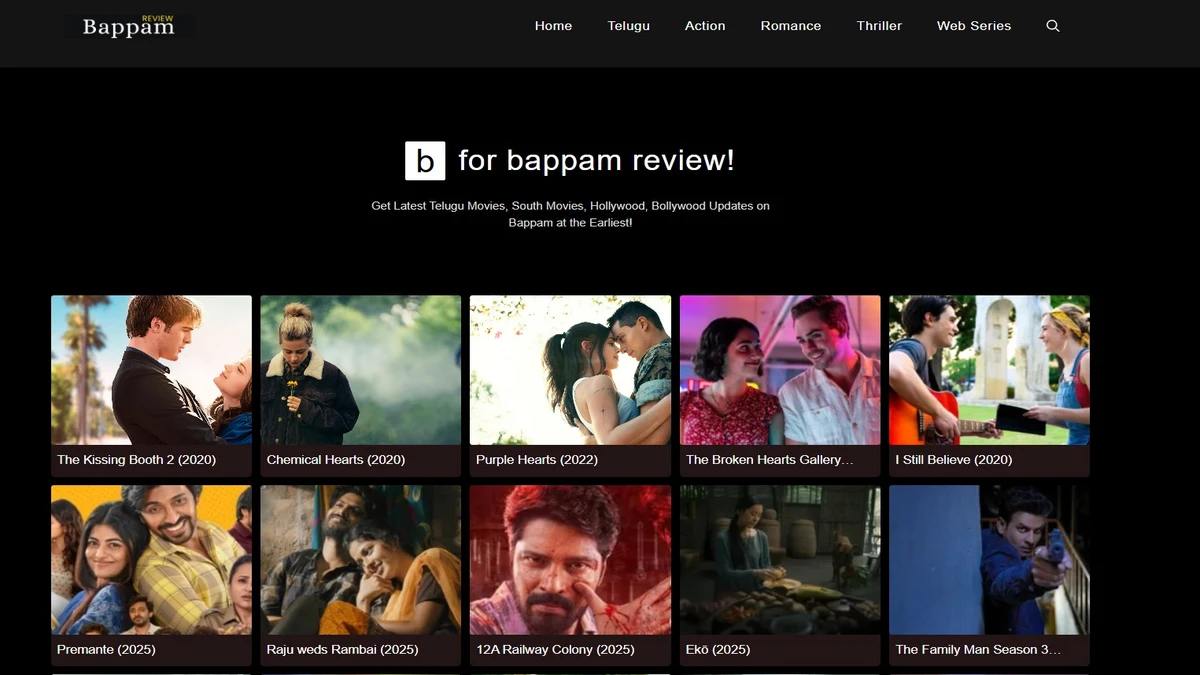 What Is bappan tv? Telugu Movie Fans’ Complete Info Hub