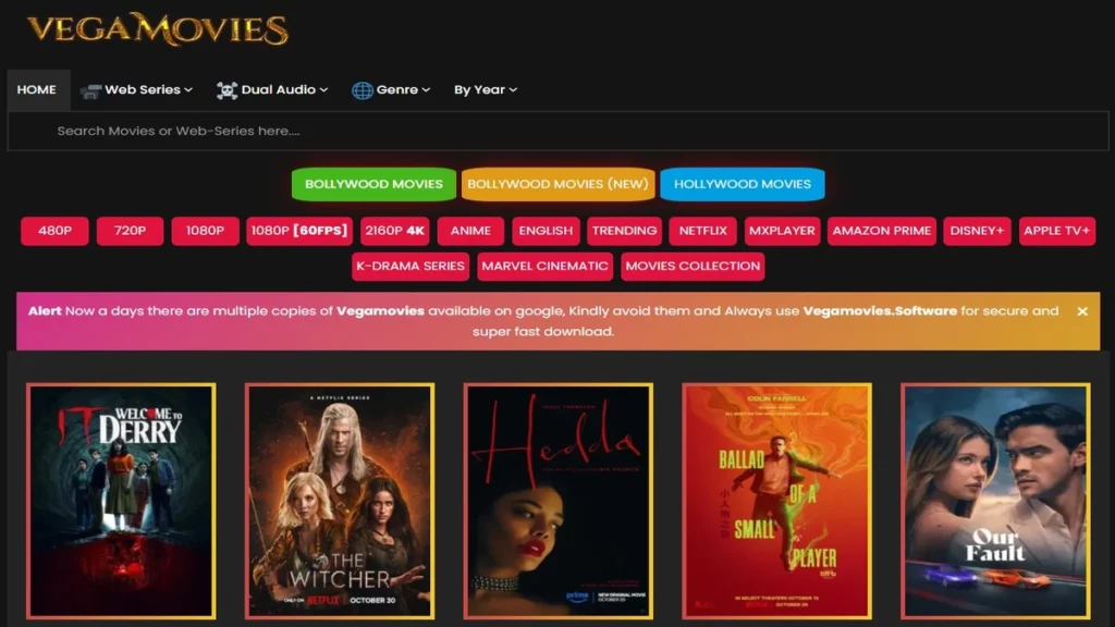 vegamovies 2.0 homepage